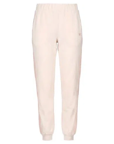 Ea7 Woman Pants Light Pink Size L Polyester, Modal, Elastane