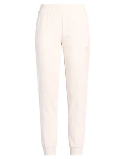 Ea7 Woman Pants Light Pink Size S Cotton, Modal, Elastane