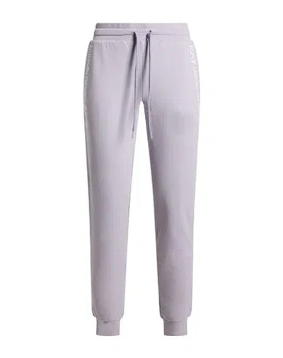 Ea7 Woman Pants Lilac Size Xxxs Cotton, Elastane In Purple