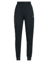 Ea7 Woman Pants Navy Size Xl Cotton, Elastane In Navy Blue