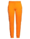 Ea7 Woman Pants Orange Size Xl Cotton, Elastane