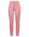Ea7 Woman Pants Antique Rose Size L Cotton, Elastane In Pink