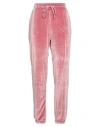 Ea7 Woman Pants Antique Rose Size Xl Polyester, Elastane In Pink