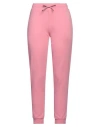 Ea7 Woman Pants Pink Size Xl Cotton, Elastane
