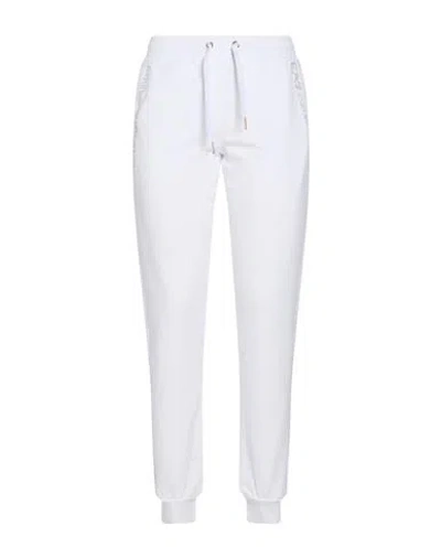 Ea7 Woman Pants White Size Xs Cotton, Elastane