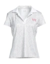 Ea7 Woman Polo Shirt Beige Size Xl Recycled Polyester, Elastane In Beige