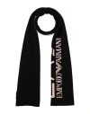 Ea7 Woman Scarf Black Size - Acrylic