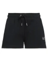 Ea7 Woman Shorts & Bermuda Shorts Black Size Xl Cotton, Elastane In Black