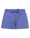 Ea7 Woman Shorts & Bermuda Shorts Mauve Size Xxl Cotton, Elastane In Purple