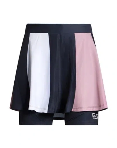 Ea7 Woman Shorts & Bermuda Shorts Midnight Blue Size Xl Polyester, Elastane