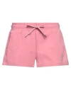 Ea7 Woman Shorts & Bermuda Shorts Pink Size Xl Cotton, Elastane
