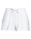 Ea7 Woman Shorts & Bermuda Shorts White Size Xl Cotton, Elastane In White