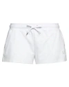 Ea7 Woman Shorts & Bermuda Shorts White Size Xl Cotton, Elastane