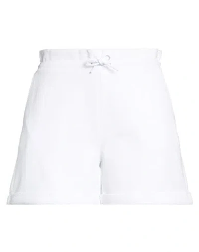 Ea7 Woman Shorts & Bermuda Shorts White Size Xxl Cotton, Polyester