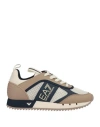 Ea7 Woman Sneakers Sand Size 5 Polyester, Elastane, Polyurethane In Multi