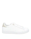 Ea7 Woman Sneakers White Size 4.5 Bovine Leather