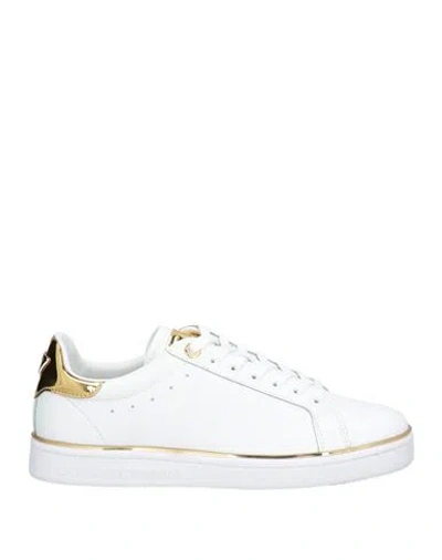 Ea7 Woman Sneakers White Size 8 Cow Leather