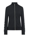 Ea7 Woman Sweatshirt Black Size L Organic Cotton, Modal, Elastane