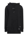 Ea7 Woman Sweatshirt Black Size L Cotton, Modal, Elastane In Black