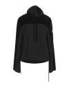Ea7 Woman Sweatshirt Black Size L Polyester, Elastane, Viscose, Polyamide In Black
