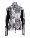 Ea7 Printed Ski Jacket In Black
