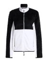 Ea7 Woman Sweatshirt White Size Xl Polyester, Elastane In Multi