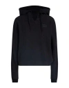 Ea7 Woman Sweatshirt Black Size Xl Cotton In Black