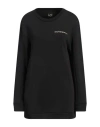 Ea7 Woman Sweatshirt Black Size Xl Cotton