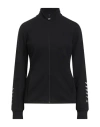 Ea7 Woman Sweatshirt Black Size Xl Cotton, Elastane