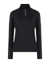Ea7 Woman Sweatshirt Black Size Xl Polyester, Elastane