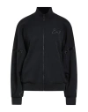 Ea7 Woman Sweatshirt Black Size Xl Polyester, Modal, Elastane In Black