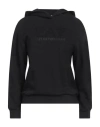 Ea7 Woman Sweatshirt Black Size Xxl Cotton, Polyester