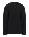 Ea7 Woman Sweatshirt Black Size Xxl Polyester, Cotton