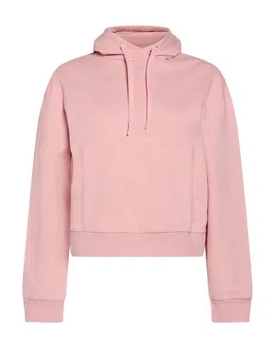 Ea7 Woman Sweatshirt Light Pink Size Xs Cotton, Elastane