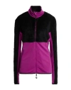 Ea7 Woman Sweatshirt Mauve Size S Polyester, Elastane In Multi