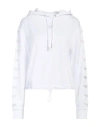 Ea7 Woman Sweatshirt White Size Xxl Organic Cotton, Modal, Elastane In White