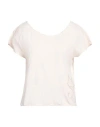 Ea7 Woman T-shirt Beige Size Xxl Cotton, Elastane In Beige