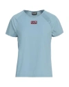 Ea7 Logo-appliqué Short-sleeve T-shirt In Blue