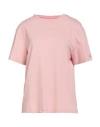 Ea7 Woman T-shirt Pink Size Xxl Polyester, Elastane In Pattern