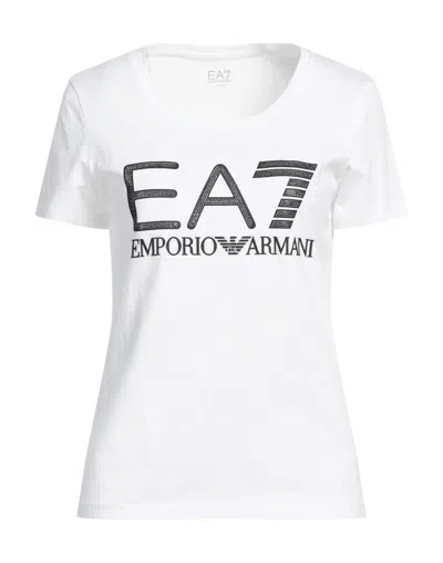 Ea7 T-shirts In White