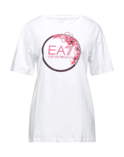Ea7 T-shirts In White