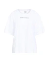 Ea7 Woman T-shirt White Size Xxl Cotton