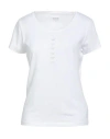 Ea7 Woman T-shirt White Size Xxl Cotton, Modal, Elastane