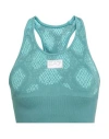 Ea7 Sports Bralet In Light Blue Animal Print In Blue