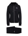 Ea7 Woman Tracksuit Black Size L Cotton, Elastane
