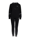 Ea7 Woman Tracksuit Black Size L Cotton, Elastane In Black