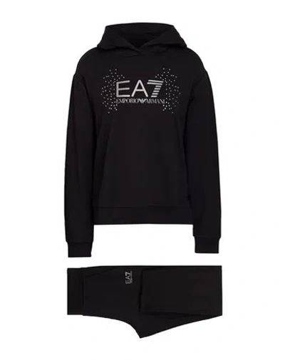 Ea7 Woman Tracksuit Black Size Xs Cotton, Modal, Elastane