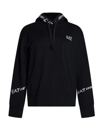 Ea7 Woman Tracksuit Black Size M Cotton, Elastane