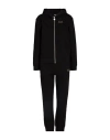 Ea7 Woman Tracksuit Black Size S Polyester, Cotton In Black