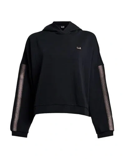 Ea7 Woman Tracksuit Black Size Xl Polyester, Modal, Elastane